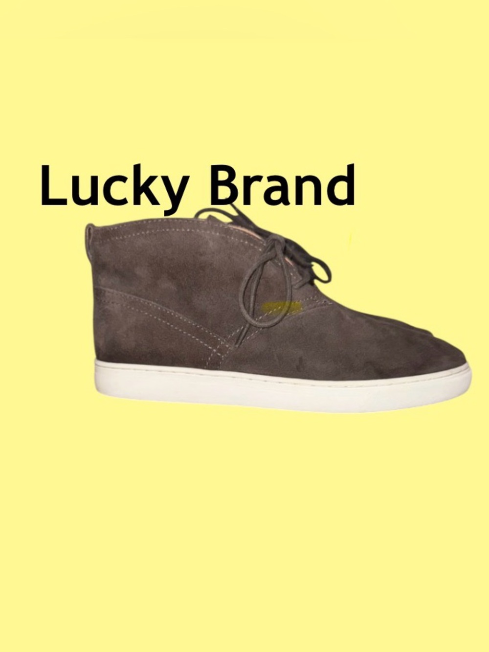 LUCKY BRAND MEN’s Lorelle suede sneaker boots men’s size 10